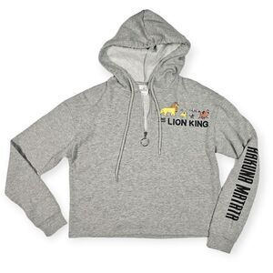 Disney The‎ Lion King Hakuna Matata Grey Pullover Hoodie Women's Size Medium